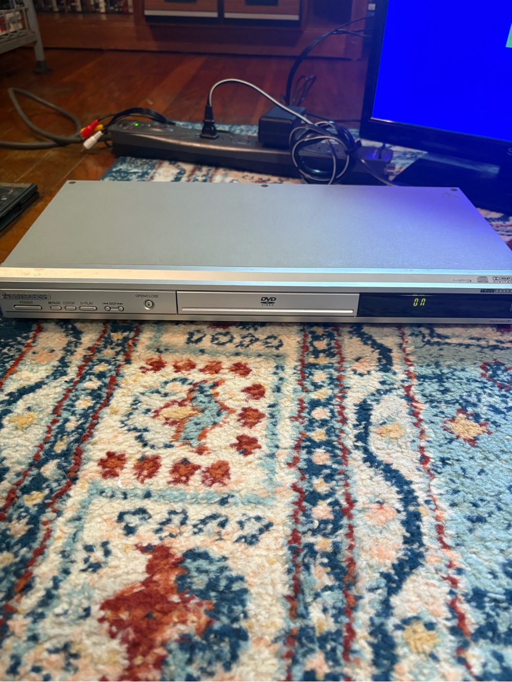 Silver DVD Player Console - Panasonic DVD Player
